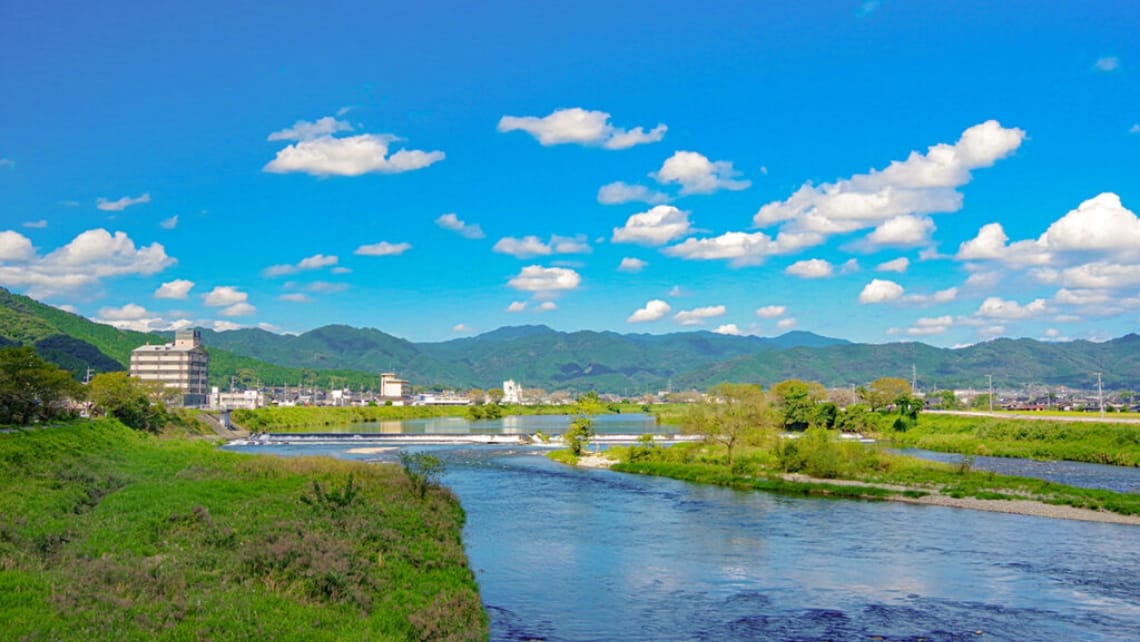 面積の約80％が山林