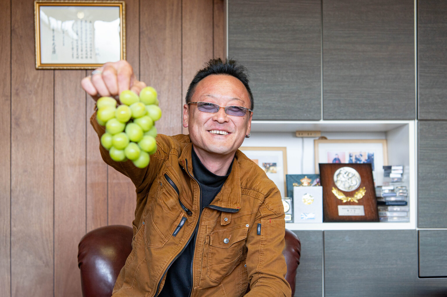 ブドウ栽培の様子